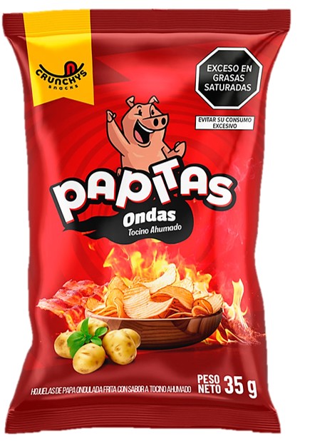 PAPA ONDA TOCINO PICANTE 35g