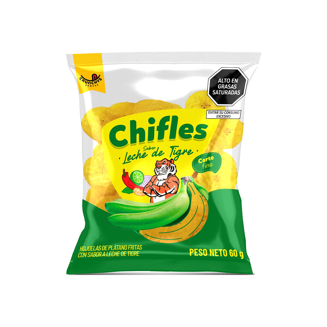 CHIFLE LECHE DE TRIGRE 60g