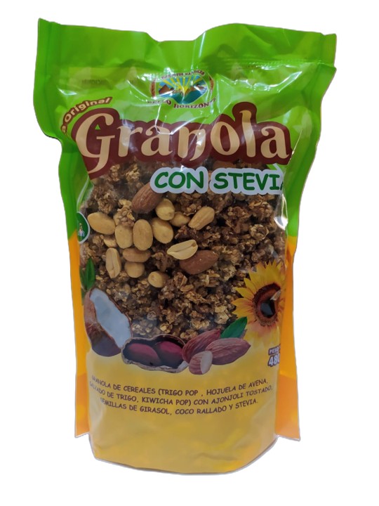 GRANOLA CON STEVIA 480g