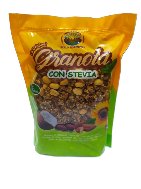 GRANOLA CON STEVIA 350g