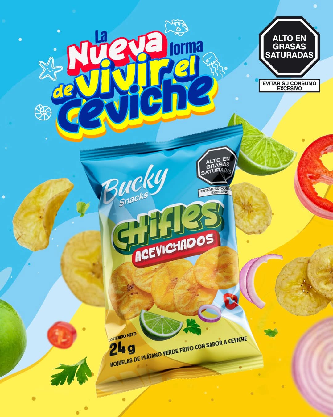 CHIFLE SABOR CEVICHE 24g